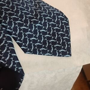 Hermes Men’s silk tie interlink Horsebit pattern #7857 UA